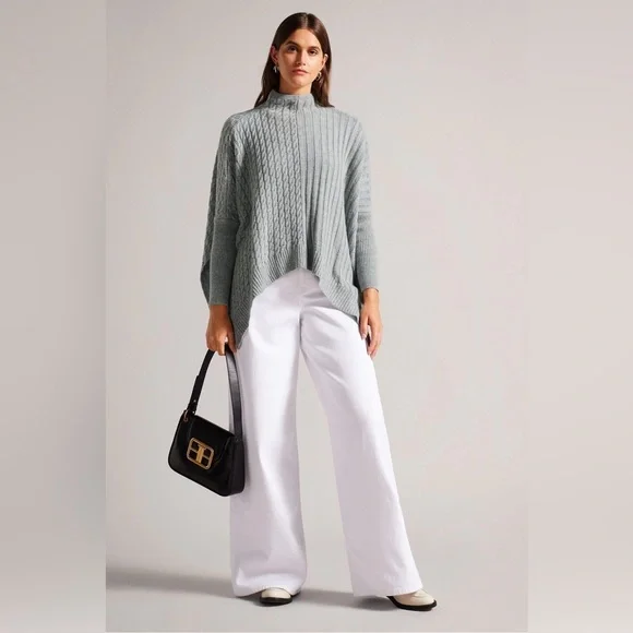 NWOT Ted Baker Joilla Wool Cashmere Blend Sweater - Picture 1 of 14